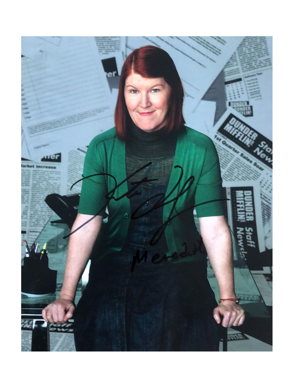 8x10" The US Office Print Signed by Kate Flannery