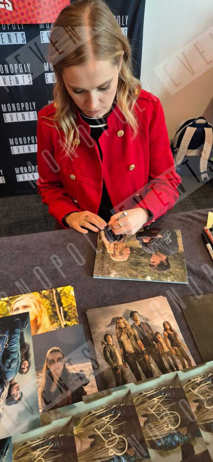 Thumbnail: Bob Morley & Eliza Taylor Signed The 100 Talking 10x8" Print