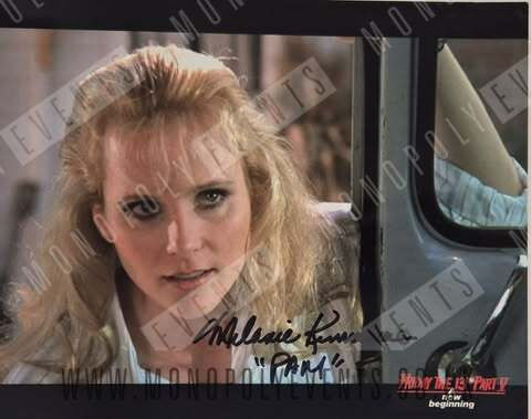 Melanie Kinnaman Signed Friday the 13th Through Door 10x8” Print