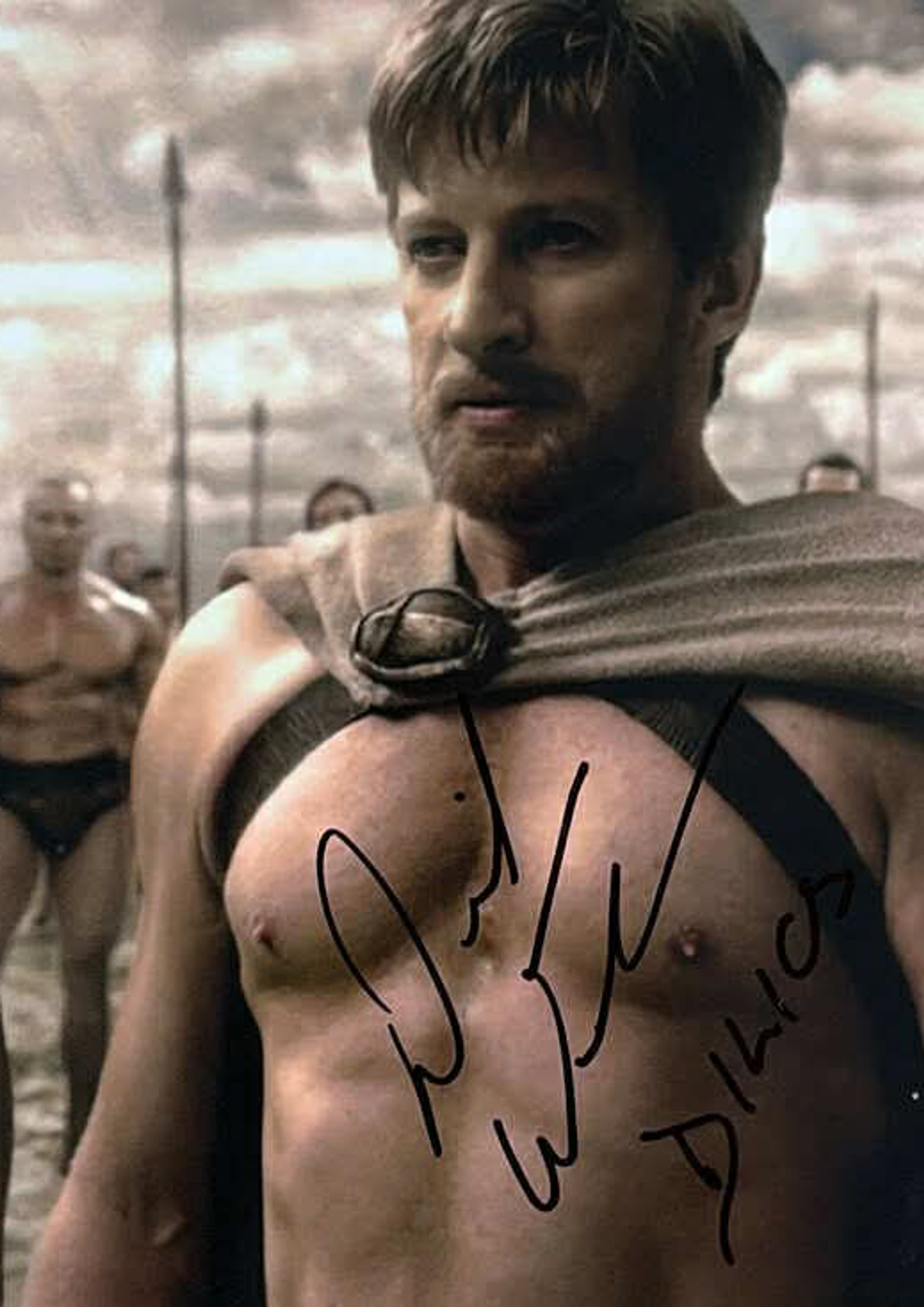 10x8" 300 Dilios Print Signed by David Wenham