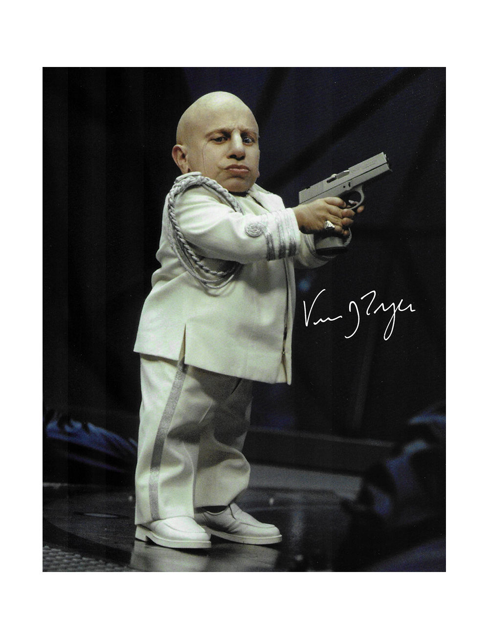 8x10 Austin Powers Print Signed by Verne Troyer