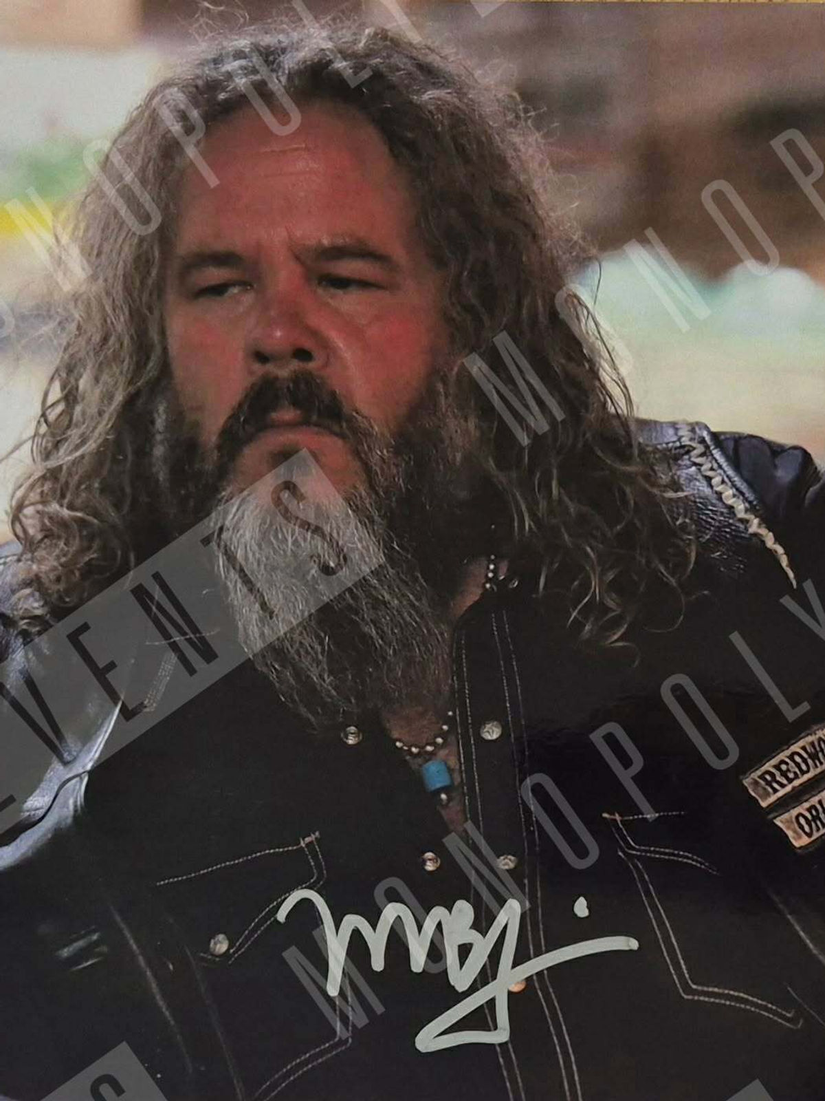 Mark Boone Jnr Signed Sons of Anarchy 10x8" Close Up Print