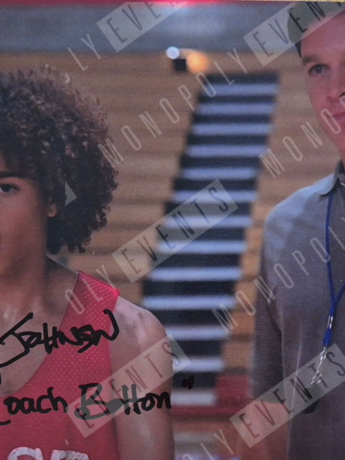 Bart Johnson Signed High School Musical Shocked Left 10x8" Print