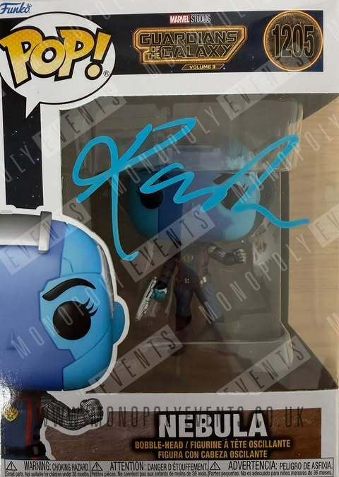Karen Gillan Signed Funko #1205 Guardians of the Galaxy Volume 3 Nebula