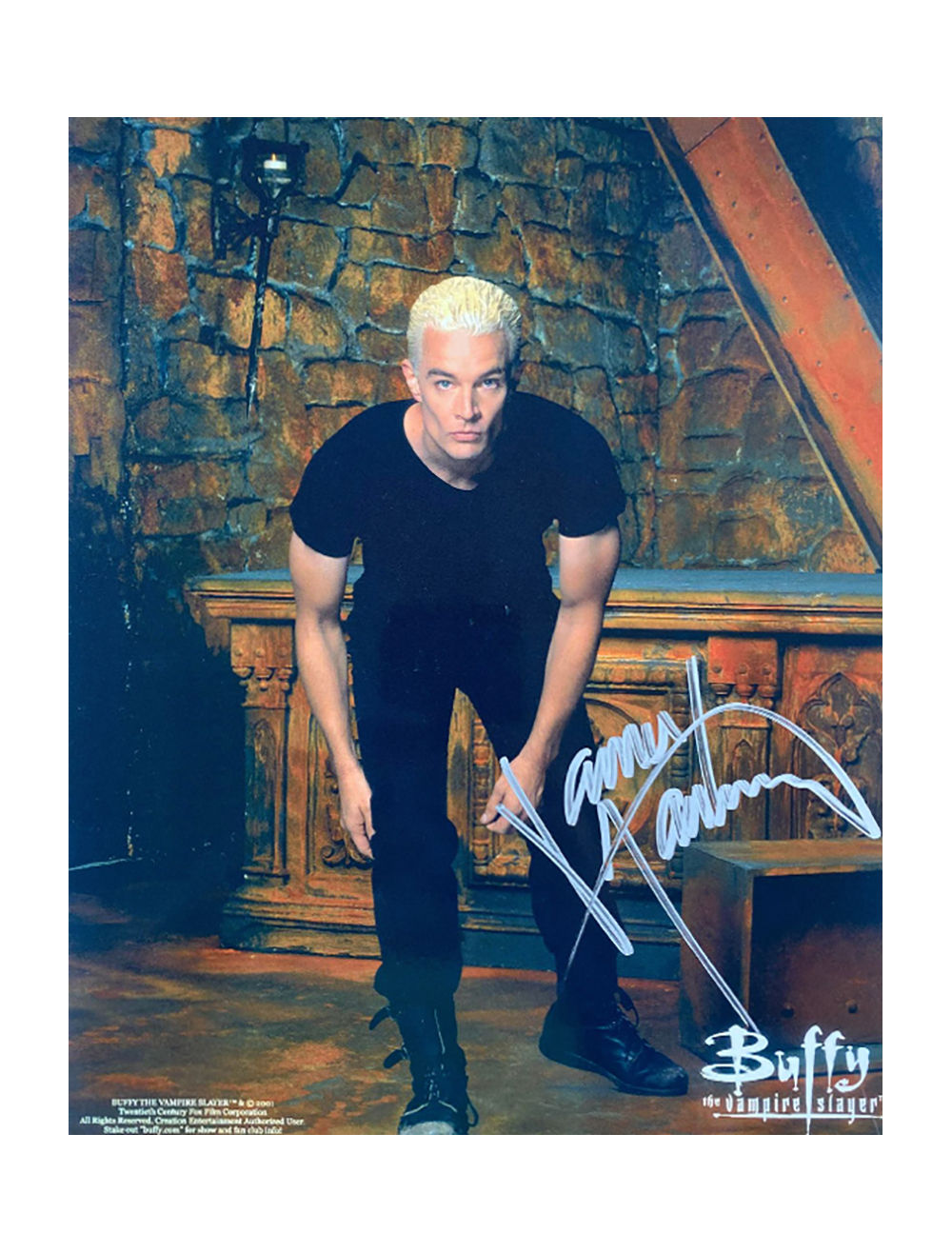 8x10" Buffy the Vampire Slayer Print Signed in Silver by James Marsters