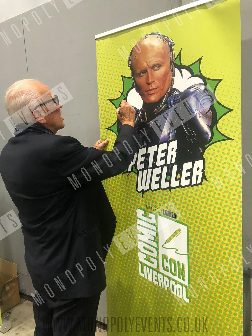 Thumbnail: A3 Robocop Poster Signed in Silver by Peter Weller
