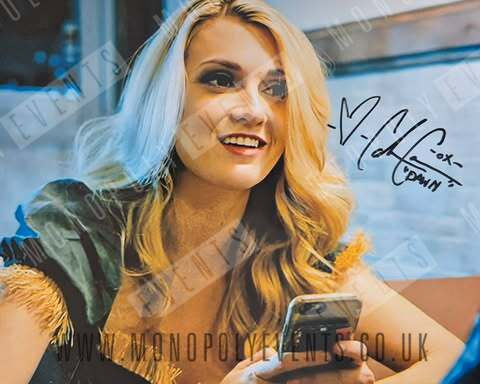 Catherine Corcoran Signed Terrifier Close Up 10x8”