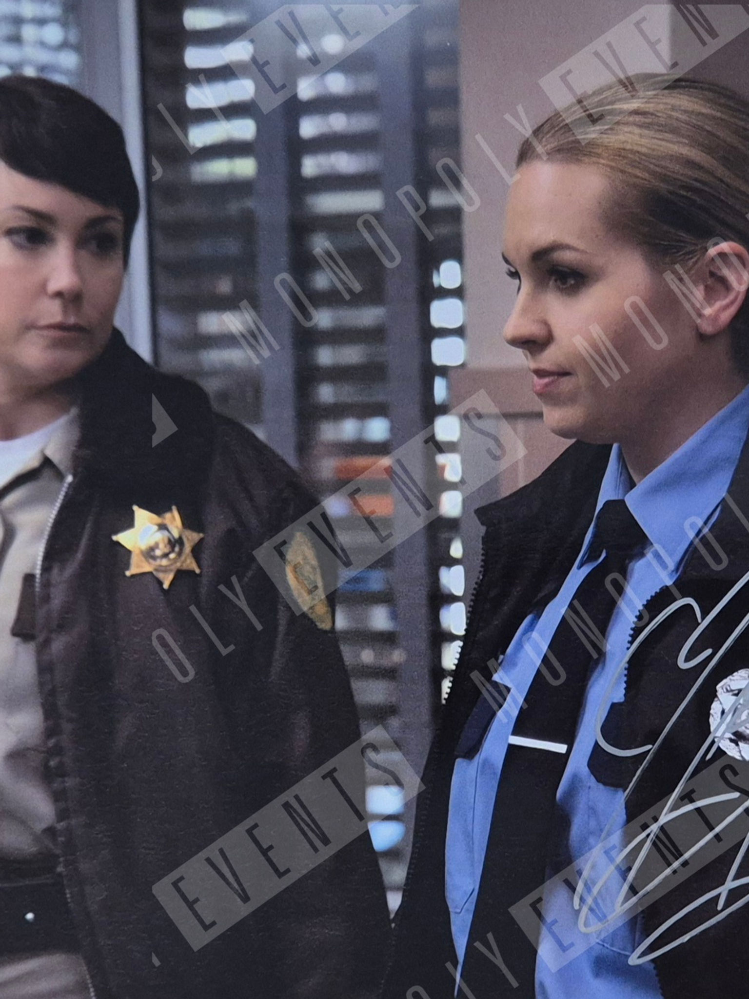 Brianna Buckmaster Signed Supernatural in Uniform 10x8" Print
