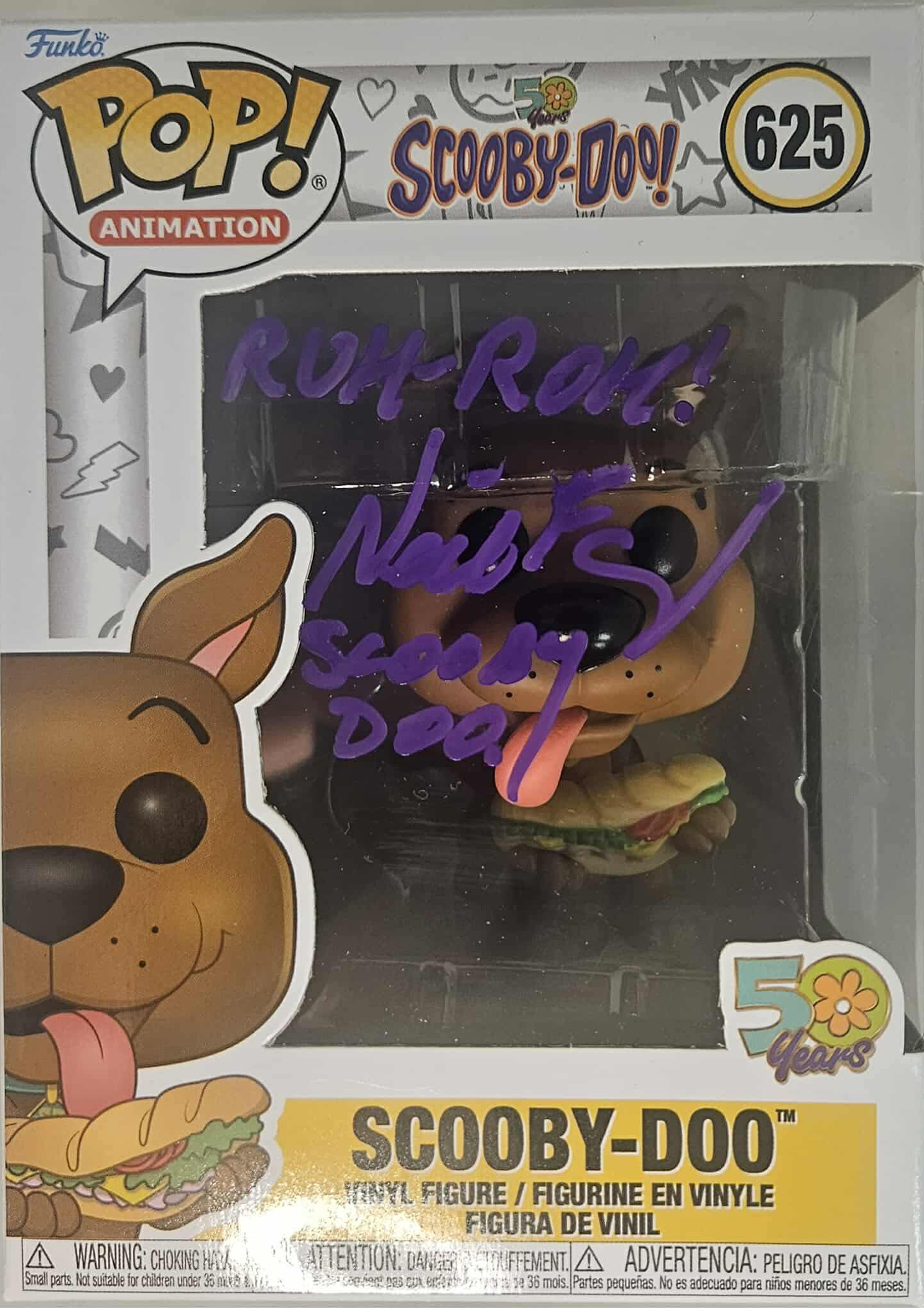 #625 Animation Scooby Doo Funko Signed by Neil Fanning