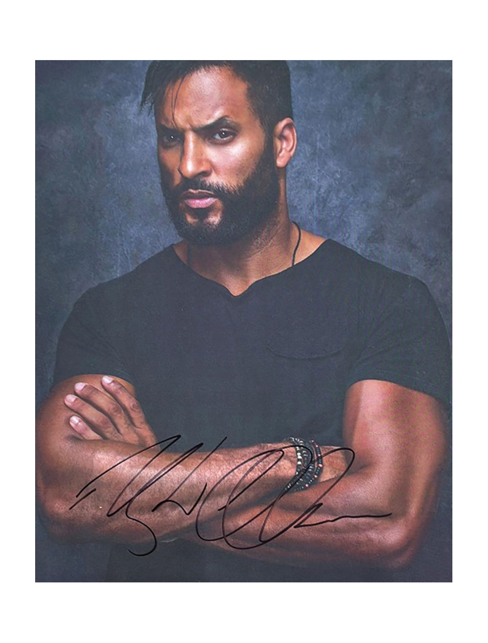 8x10" American Gods Print Signed by Ricky Whittle