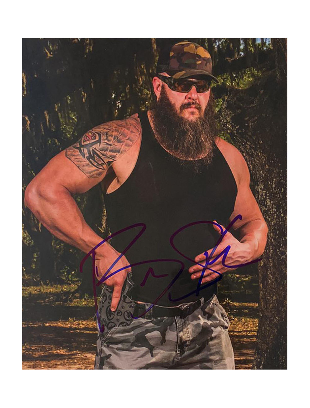 8x10 Print Signed by Wrestling Superstar Braun Strowman