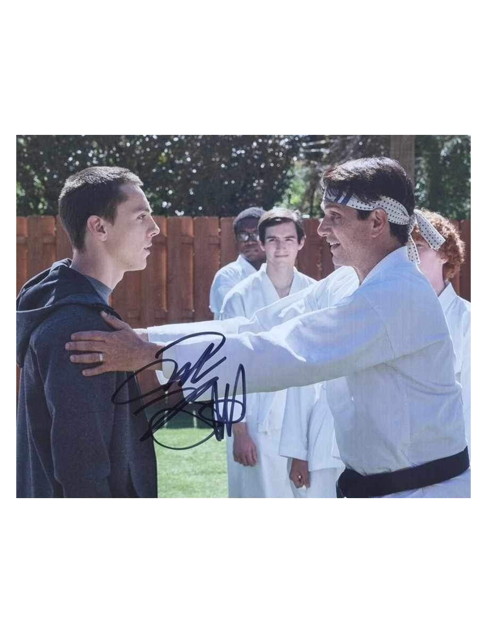 10x8" Cobra Kai Print Signed by Jacob Bertrand