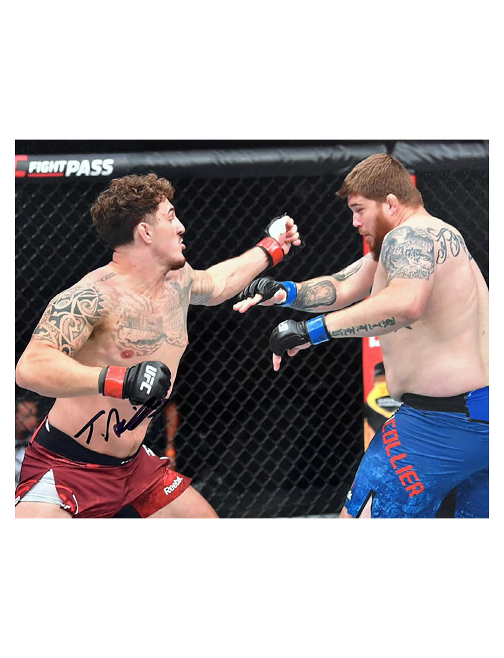 10x8" UFC Print Signed by Tom Aspinall