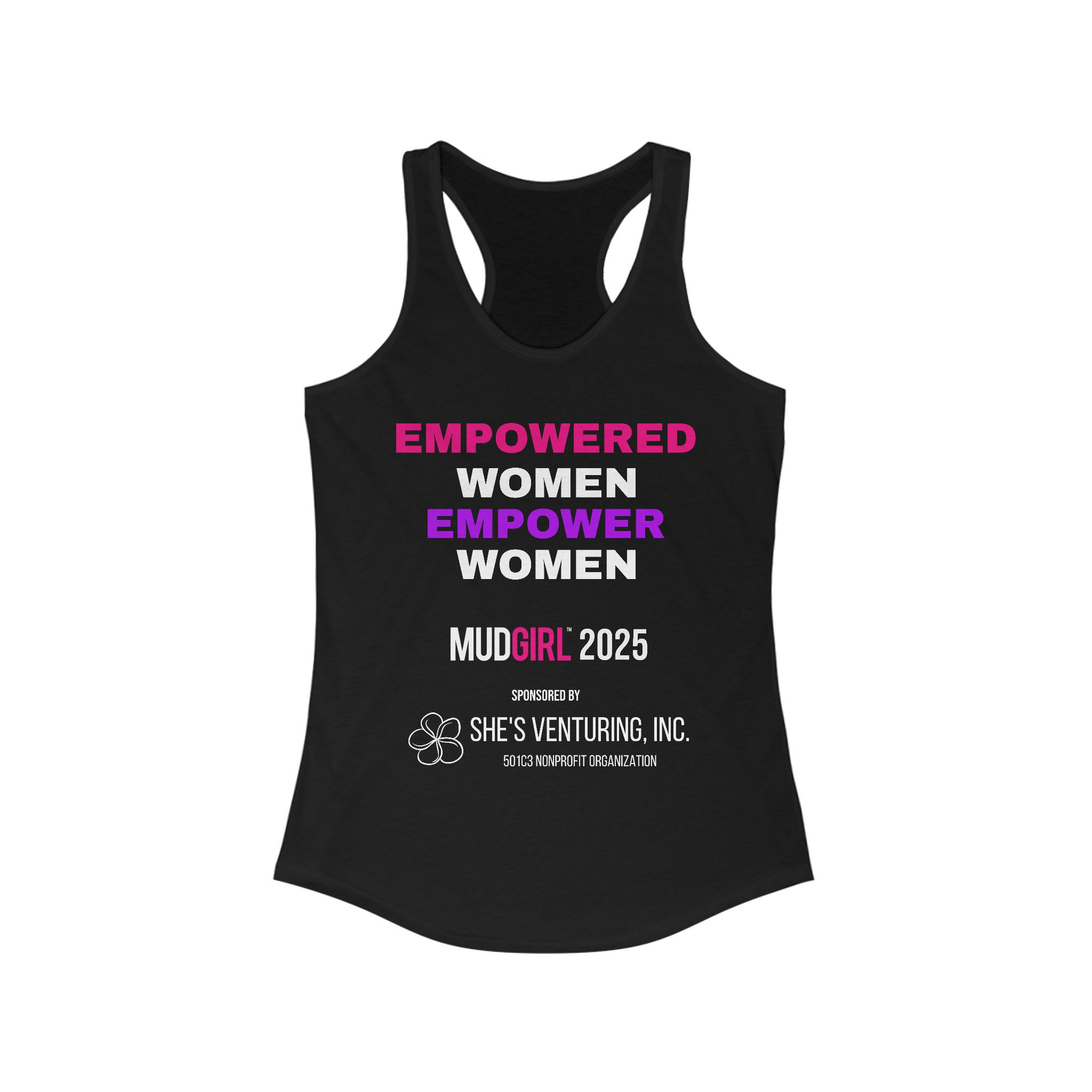 Empowered Women Racerback Tank - MudGirl 2025 Edition