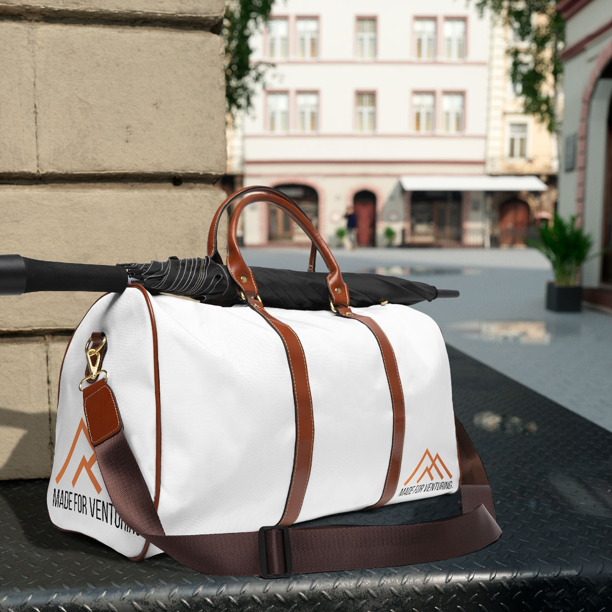 White Waterproof Travel Bag