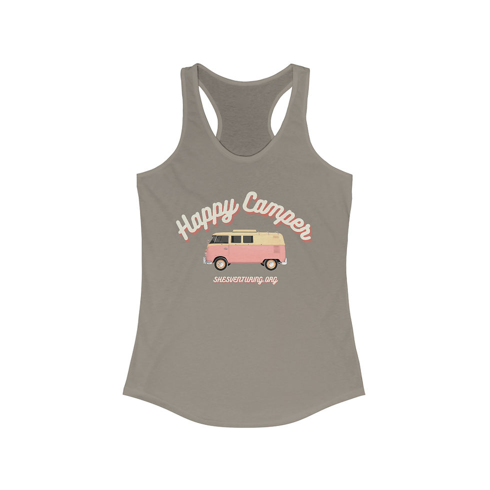 縮圖：Happy Camper - Women's Ideal Racerback Tank