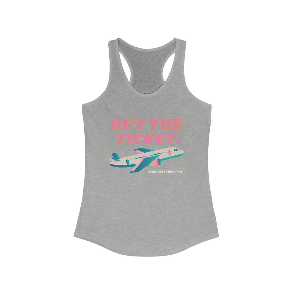 Miniature : Buy The Ticket - Women's Ideal Racerback Tank