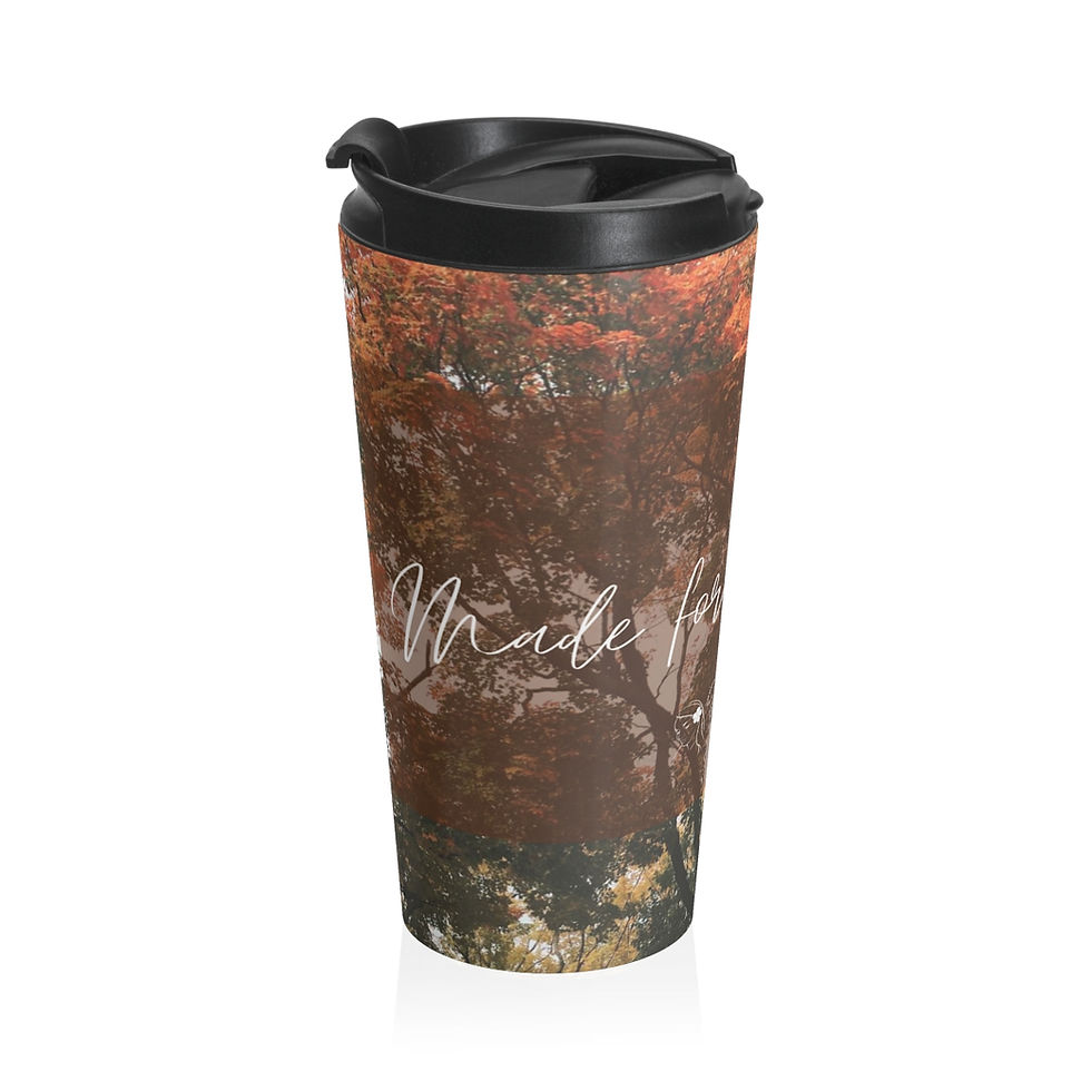 Miniatura: Taza de viaje de acero inoxidable 'Made for Venturing'