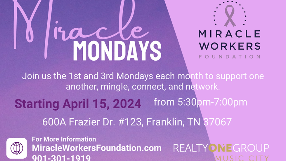 Miracle Mondays at Realty ONE Group Music City