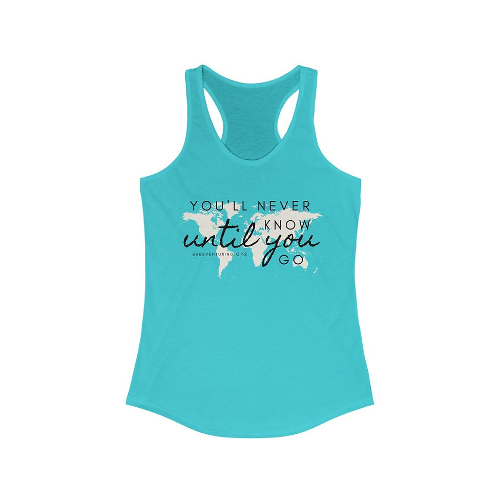 Miniatura: You'll Never Know Until You Go - Women's Ideal Racerback Tank