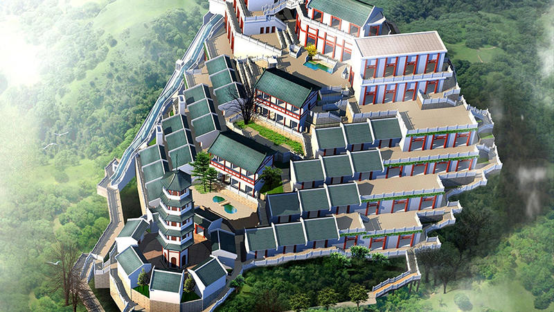 沙田寶福山園區鳥瞰示意圖，寶福山官方來源