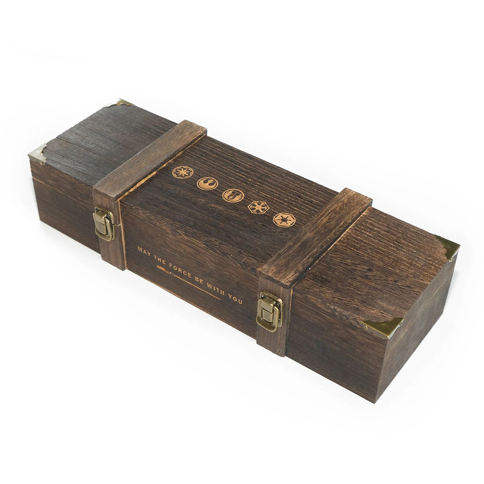 Thumbnail: Lightsaber Wooden Box - Engraved