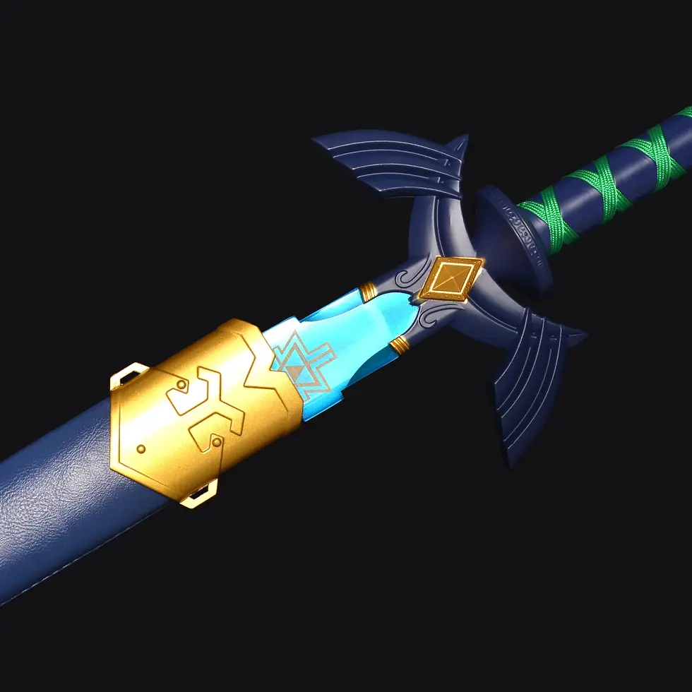 Thumbnail: Zelda Master Sword Replica Skyward Sword Edition | Blue Blade UK