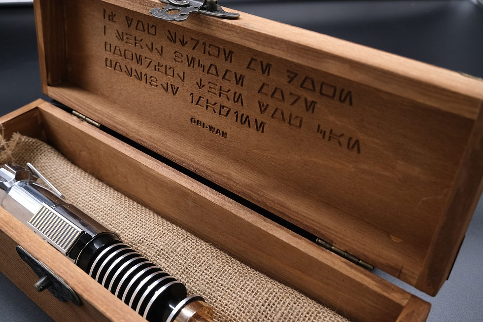Thumbnail: Custom Lightsaber box - With Voice - Pre-order