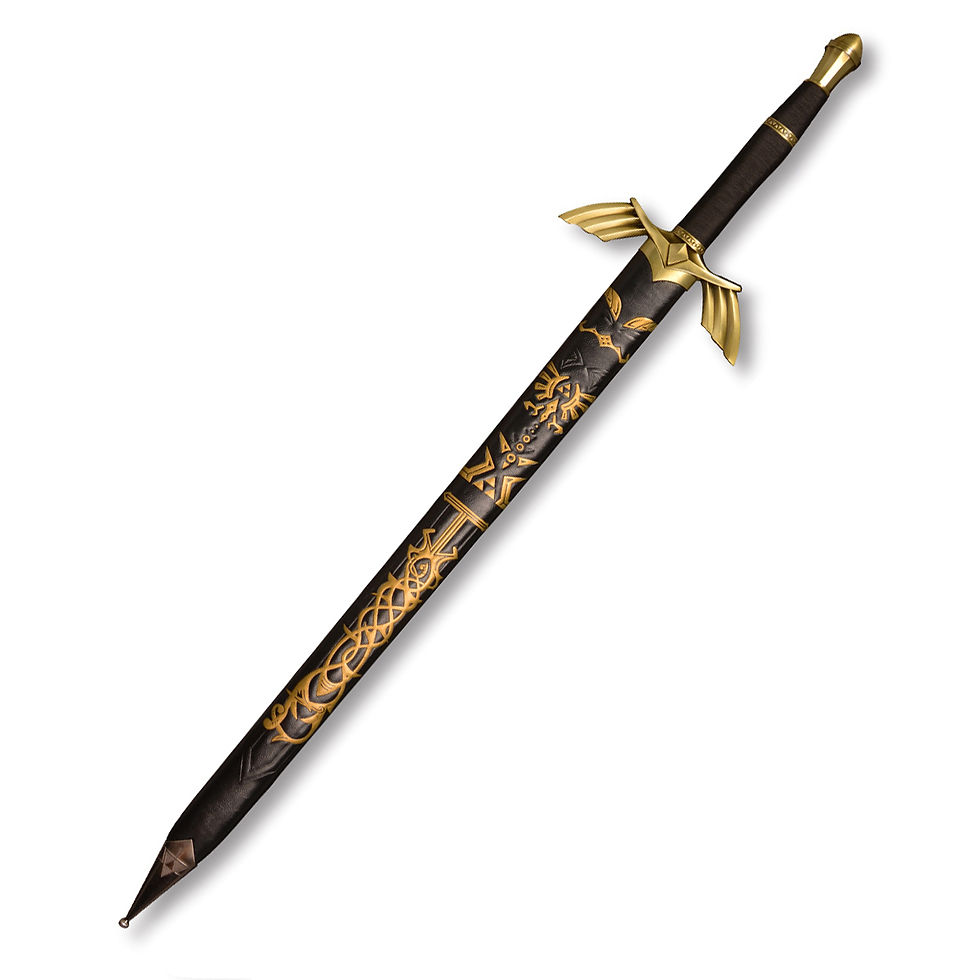 Thumbnail: Black Master Sword Dark Link version collectible replica