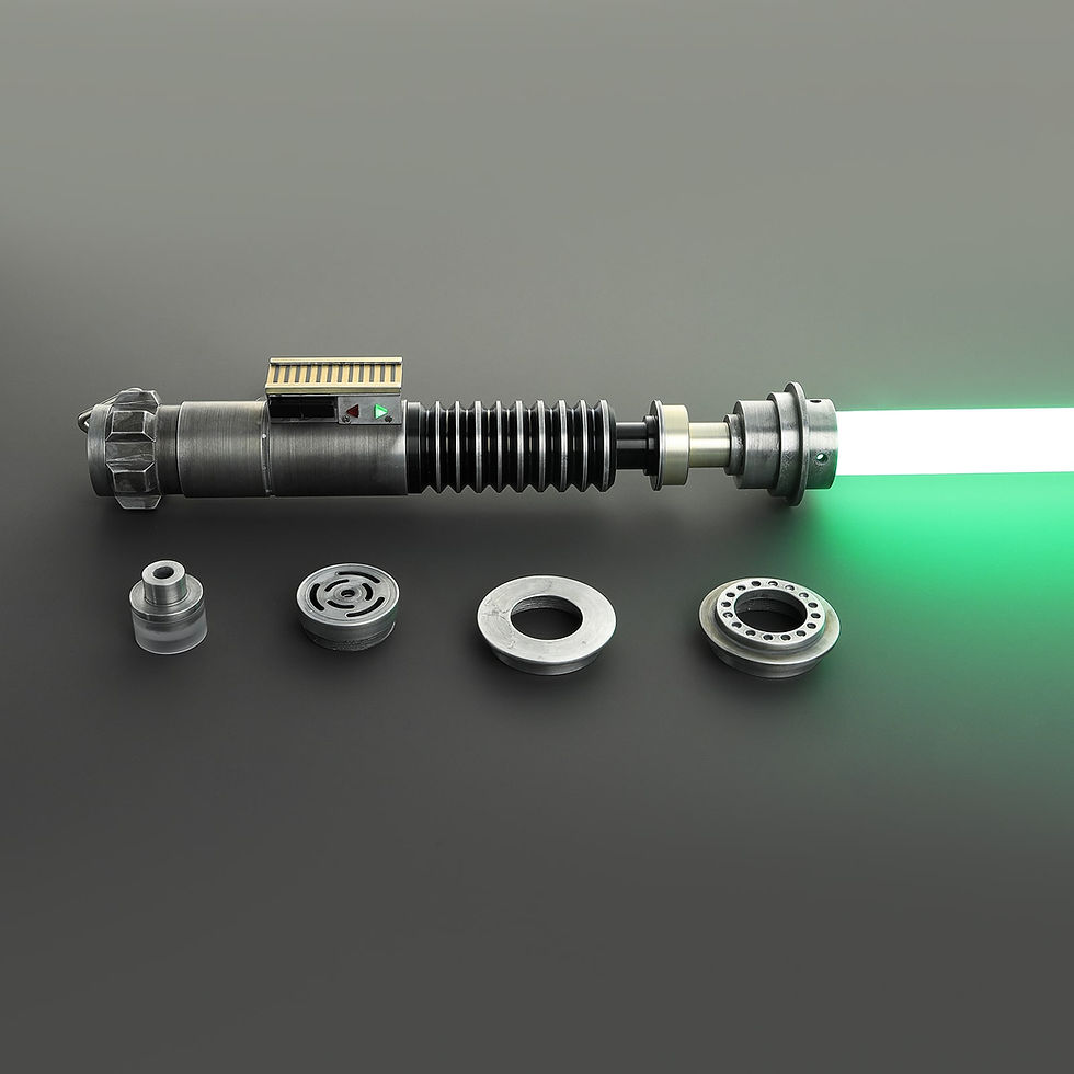 Thumbnail: Collectible Luke Skywalker ROTJ Lightsaber - Weathered Hilt Detail