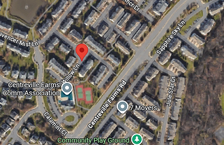 Overhead map of Faircrest