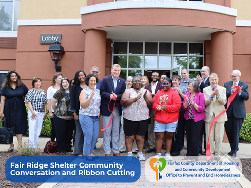 Community Conversation and Ribbon Cutting at Fair Ridge Shelter