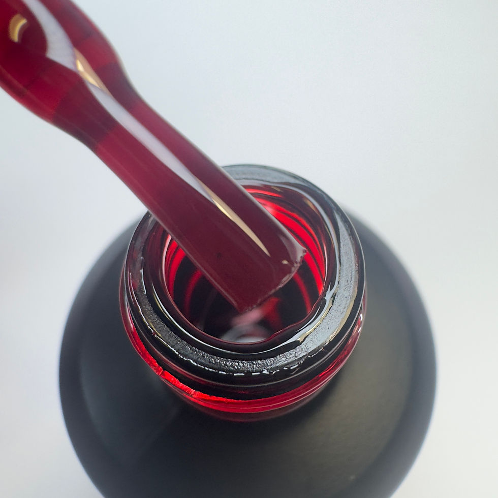 Imen. Päällysgeelilakka. Glass Red 15ml