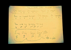 'The Lemon Song' for Piano