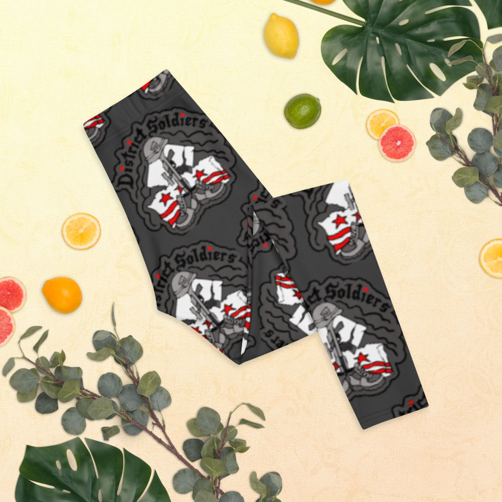 District Soldiers Women's gray Leggings (logo brick)