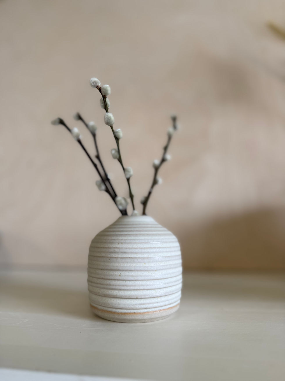 Miniatyrbilde: Skjell vase med riller