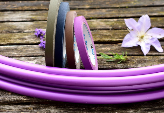 16mm coloured Polypro Hula Hoop Reifen für fortgeschrittene 'Orchid Royale