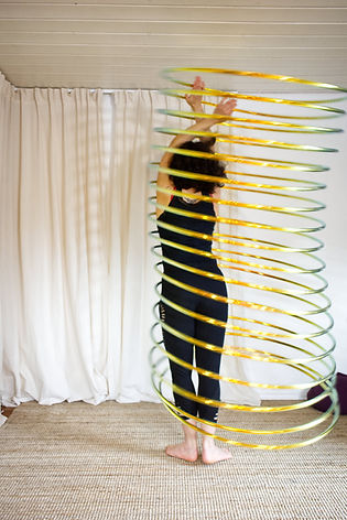 Hula Hoop Slinky für Circus Shows