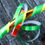 Miniaturbild: uv active Green hula Hoop als leichter Fitness Hula Hoop, handgemacht  mit Liebe