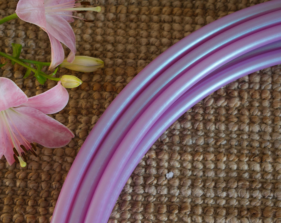 Miniaturbild: color shifting Polypro Hula Hoop in 16mm Farbe 'Double Rainbow'
