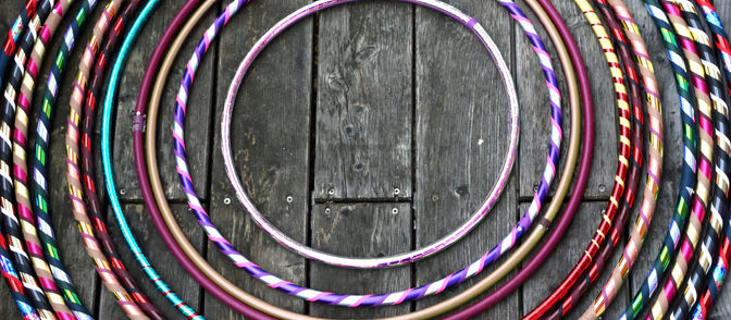 Hoopdance Tricks und die passene Reifengröße