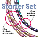 Hula Hoop Starter Reifen Set