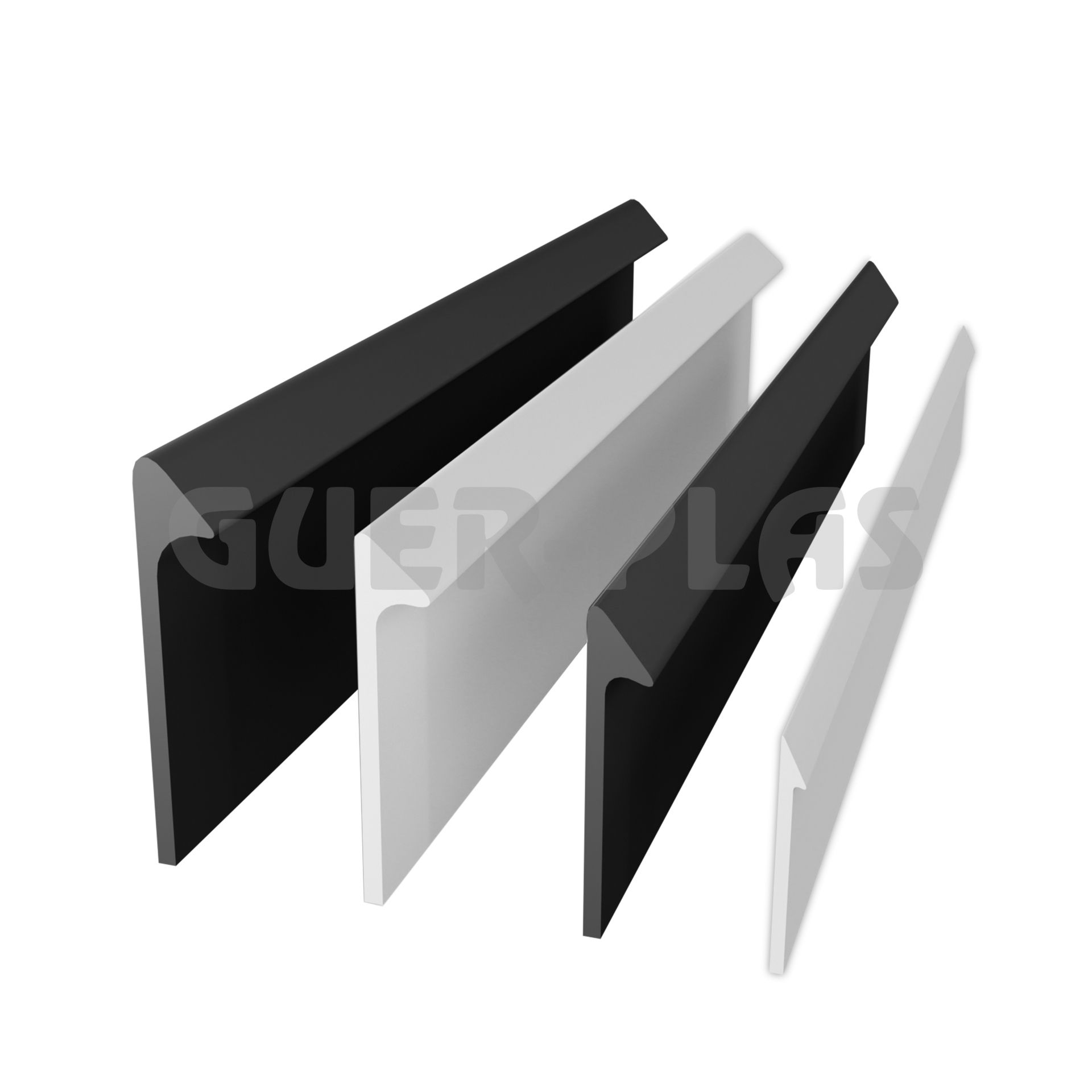 Perfil Trim 13, 16, 19, 22 e 25mm