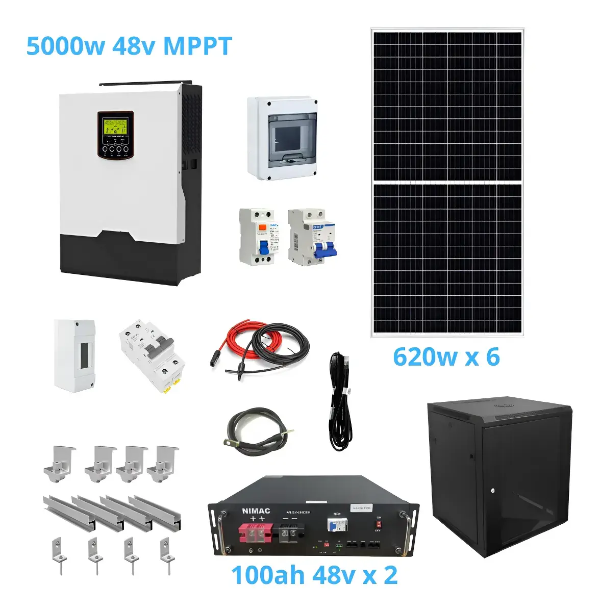Kit Solar Fotovoltaico 5000w
