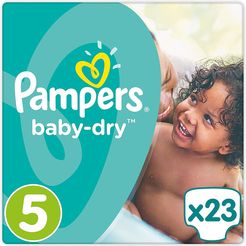 Pampers Baby-dry Nappies Size 5, 23 Nappies | Little Bup Bup