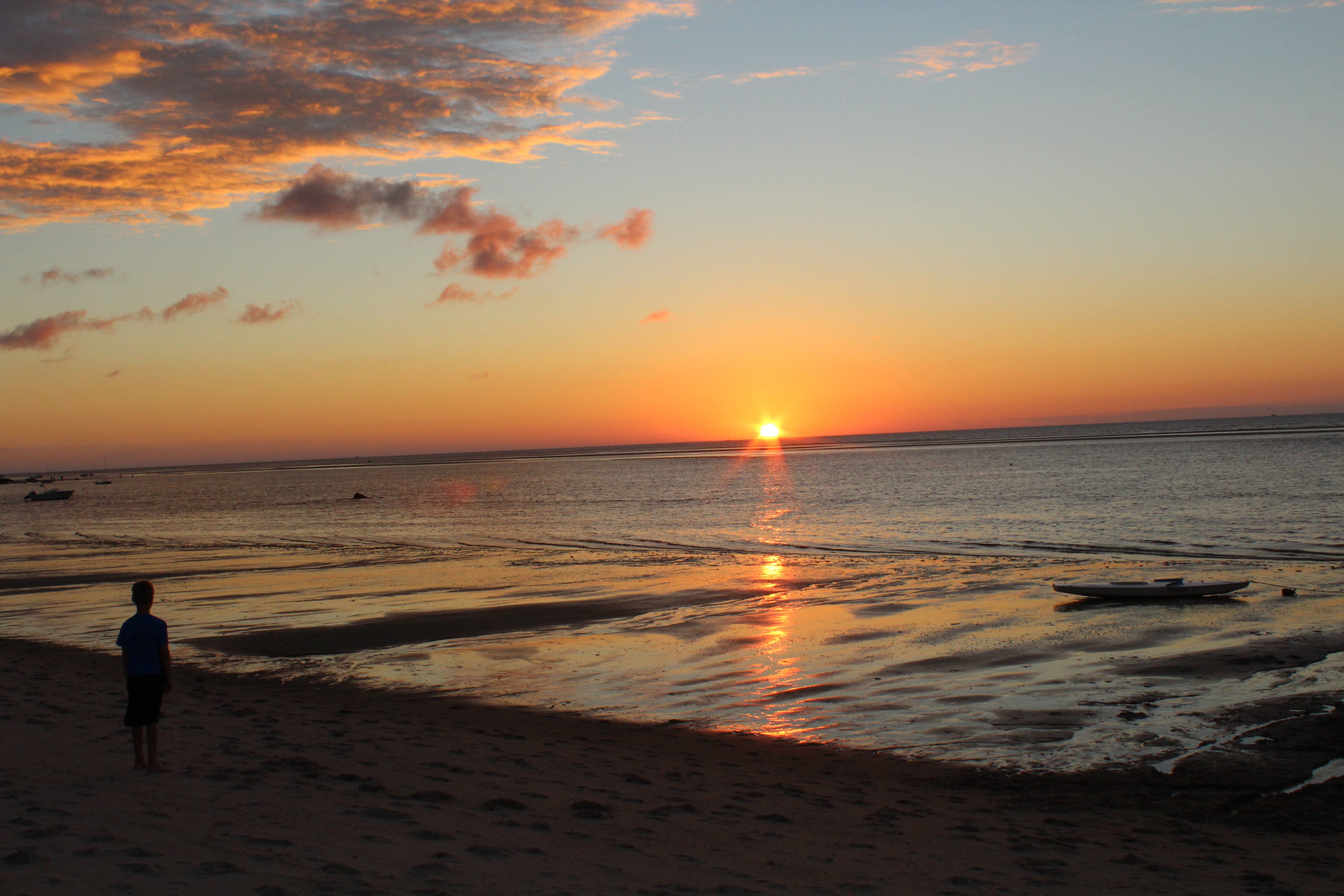 Cape Cod sunset beach