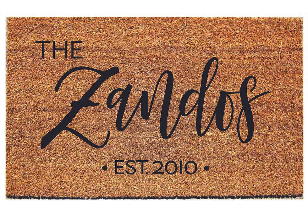 Thumbnail: Doormat - Personalized Family