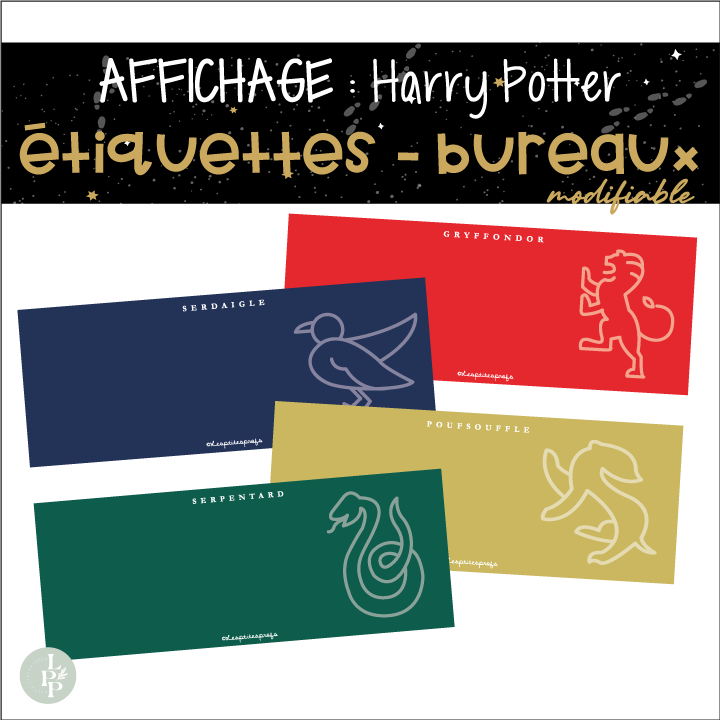 HP : Étiquettes de bureaux