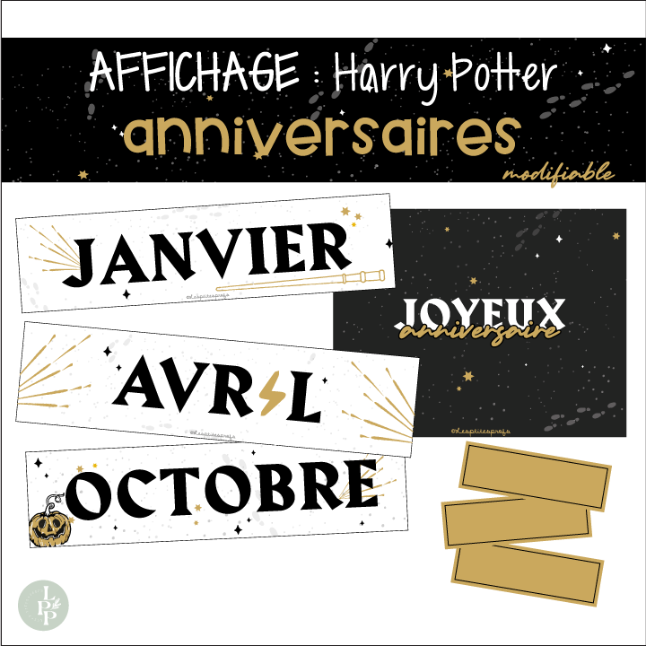 HP : Anniversaires