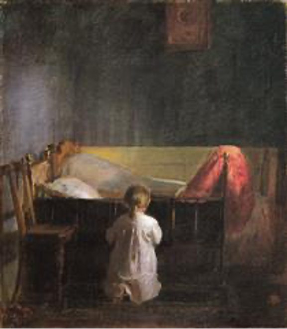 Evening Prayer, Anna Ancher, 1888